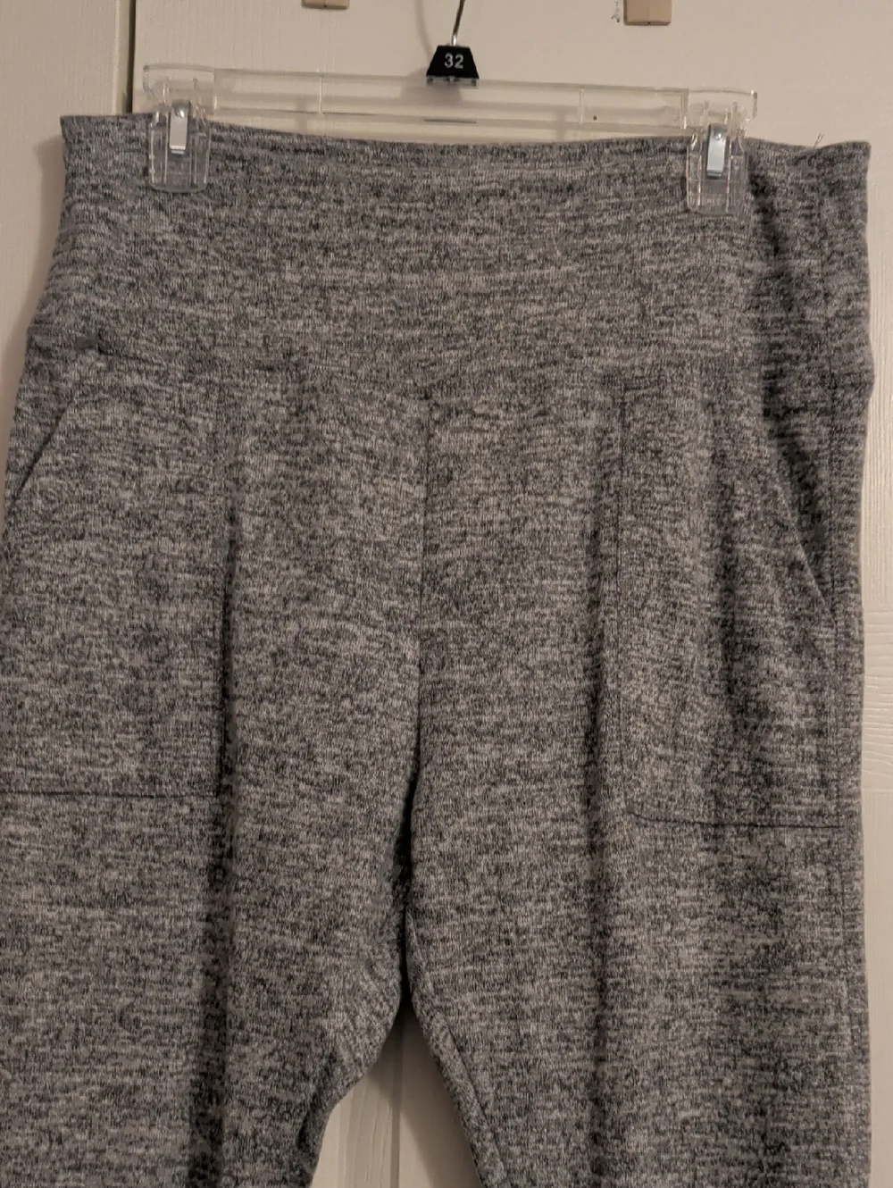 a new day Heather Light Gray Knit Lounge Leggings NWOT